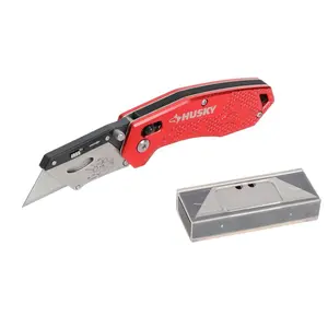 Rapid Lock Utility Knife w/Aluminum and 10 Blades