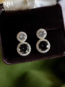 Elegant Rhinestone Decorated Dangle Earrings, Fashion Jewelry for Party, Daily Clothing Decor, Trendy All-match & Exquisite Jewelry for Birthday Gift, High Quality Earrings