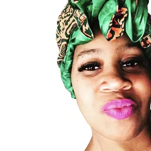 Handmade Ruffled Ankara Hair Bonnet with Silk, Tafata, or Satin Lining for Women