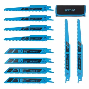 Wood Pruning Reciprocating Saw Blades 6 Inch/8 Inch Saw Blades for Trees High Carbon Steel Pruning Blade for Reciprocating Saw (6 Pack/6TPI   10 Pack/2TPL 18 Pack/2TPL)