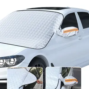 Car Magnetic Windshield Cover, Waterproof Sunshade, Winter Snow Barrier, Insulated Dustproof, Portable Car Windshield Protector