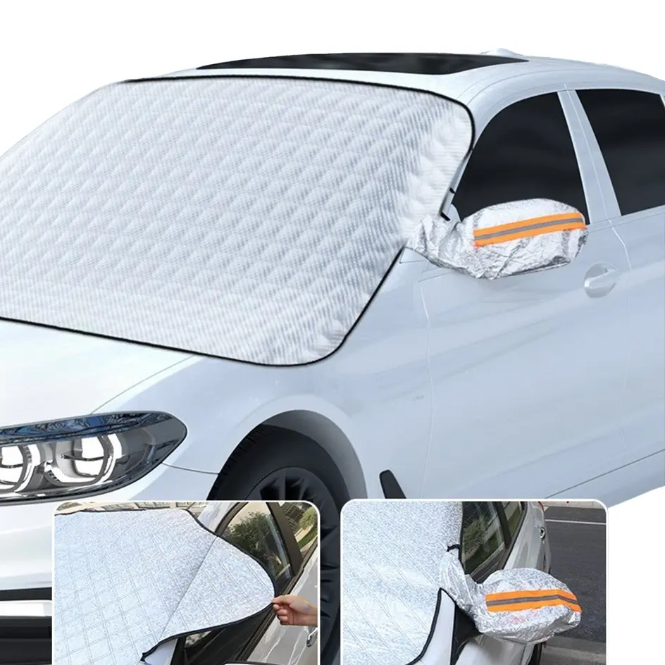 Car Magnetic Windshield Cover, Waterproof Sunshade, Winter Snow Barrier, Insulated Dustproof, Portable Car Windshield Protector, Sun Cover For Car Windshield, Car Sunshades For Windshield, Car Shade Front Windshield
