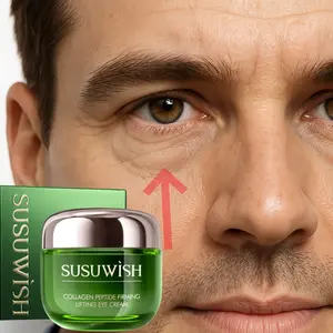 Retinol Men's Eye Cream, reduces the appearance of eye swelling, wrinkles, and dark circles, Suitable for all men's skin types, 1oz, Nourishing moisture, nourishes men's eye area, moisturizes, tightens, and lifts the eyes, Moisturizing Anti Aging