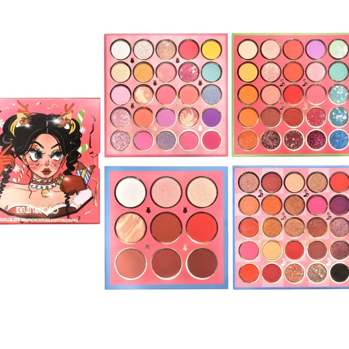 Christmas Antler Girl Eyeshadow Palette