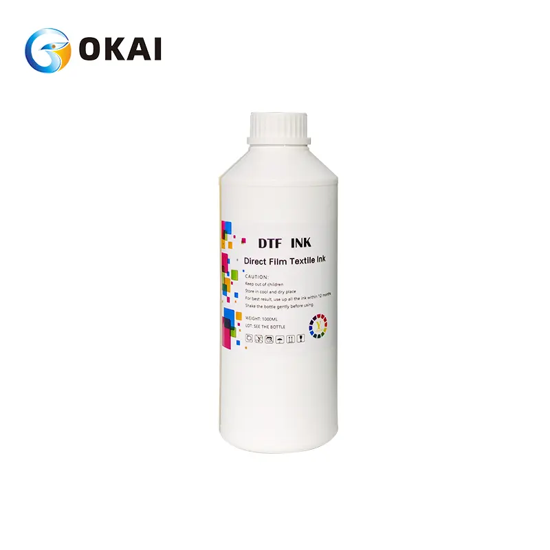 OKAI DTF Yellow Ink 1L – No Clog, High Opacity for XP600 / i3200 / 1600