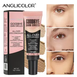 Liquid Concealer, High Coverage Under Eye, Waterproof, Long-Lasting, for Dark Circles, Fine Lines, Redness, Full Face Makeup Coverage