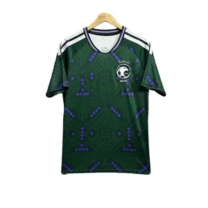 Football Jersey Design High-Quality Quick-Drying Breathable Stretchy Saudi Arabia Soccer Jersey for Matches & Training