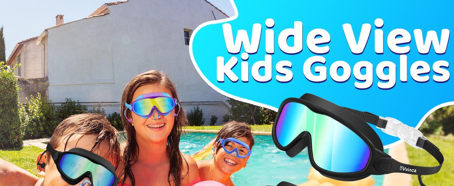 Anti‑Fog UV Protection Leak‑Proof Swim Goggles, Adjustable Comfort Swim Glasses with Ear Plugs for Adults & Kids, Summer Swimming Essentials