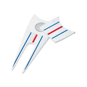 Callaway Golf Triple Track Divot Tool in White Callaway Golf Triple Track Divot Tool in White