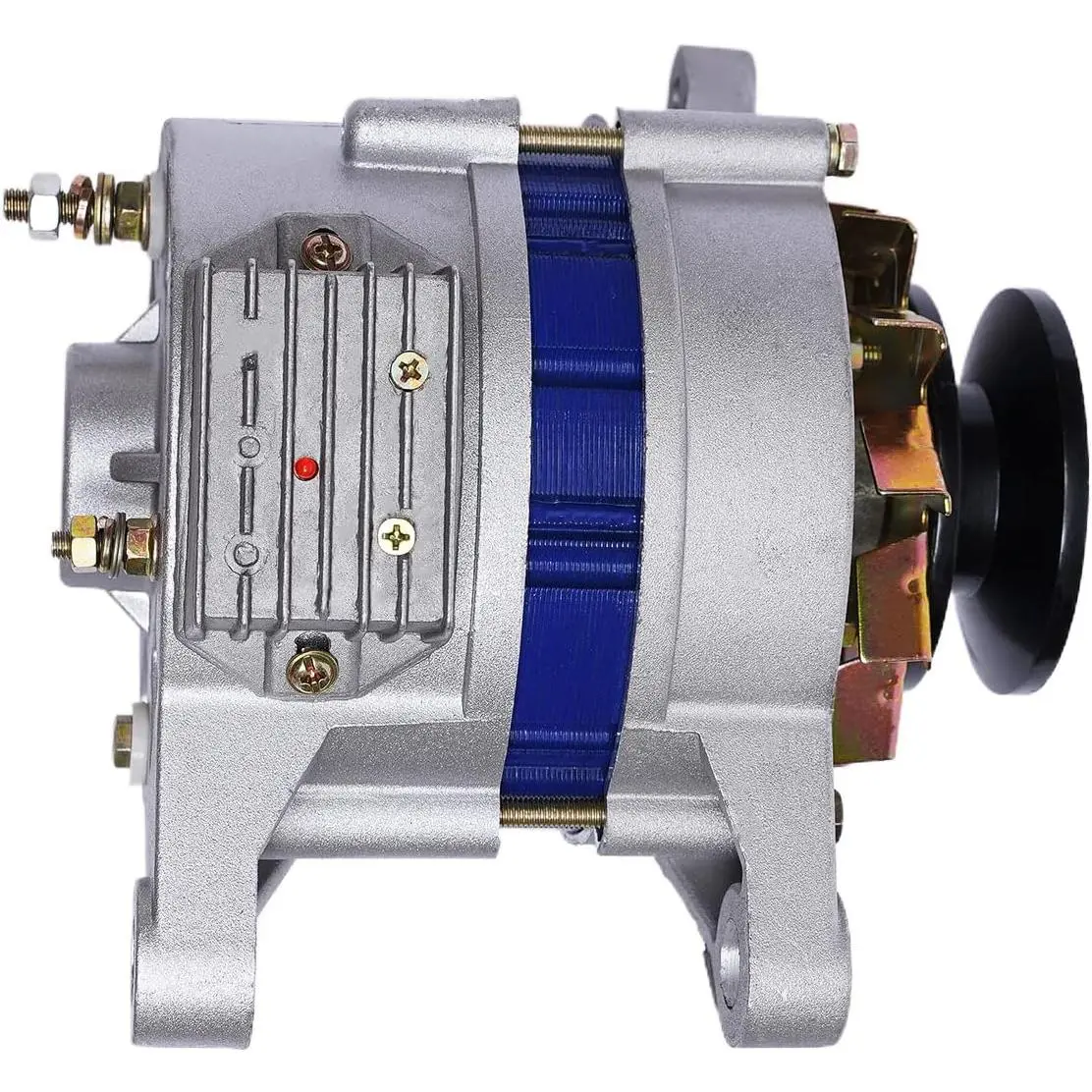 Permanent Magnet Alternator Synchronous Generator 1200W 12V Low RPM AC Pure Copper Charging PMA Permanent Magnet Alternator Built-In Voltage Stabilizer Portable