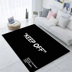 6 Keep Off Rug, Black Keep off, Fan Carpet, Area Rug, Designer Rug, Personalized Gift, Keepoff, Custom Rug, Boy Room Decor Rug, Rug, Cool Rug