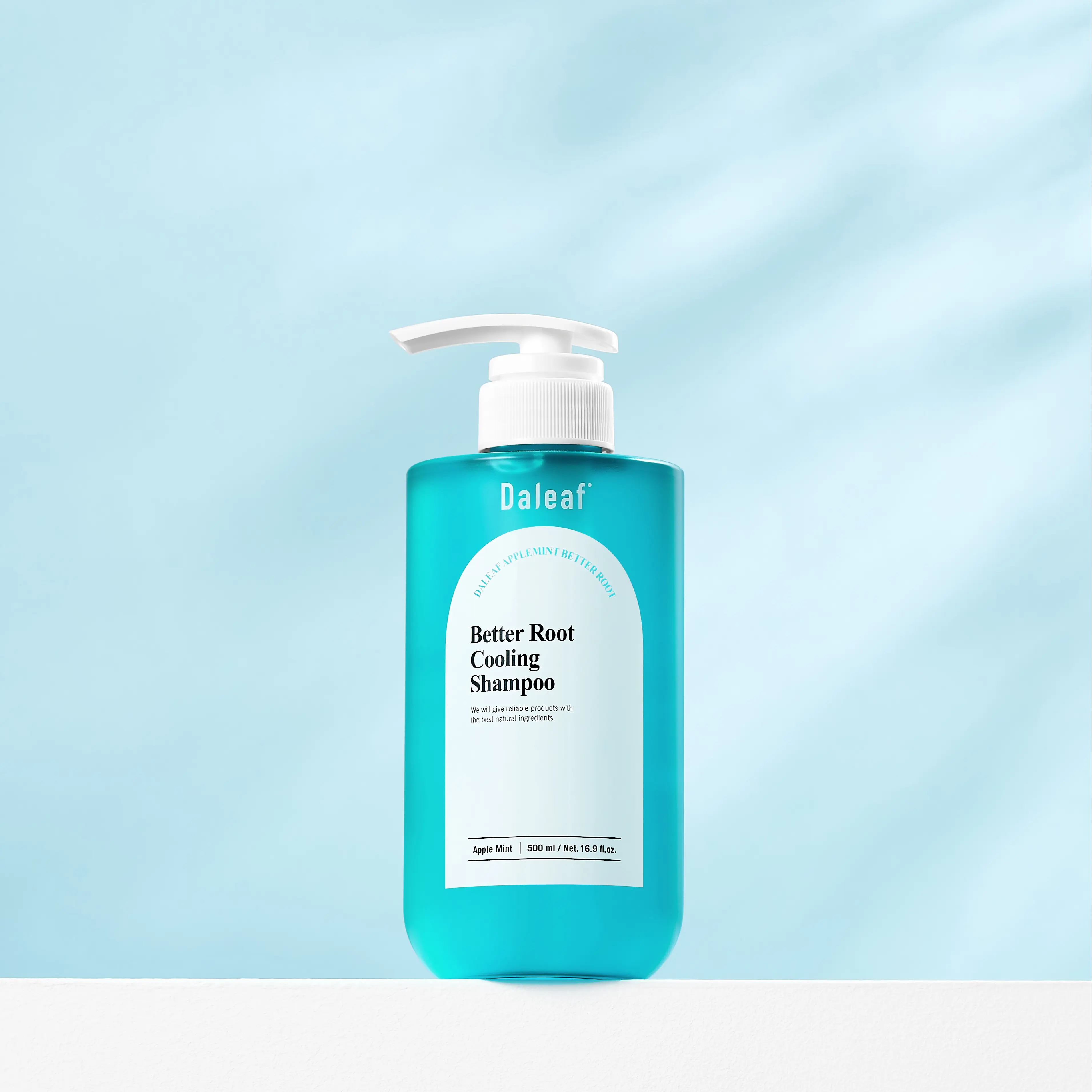 [DALEAF Official] DALEAF Apple Mint Better Root Cooling Shampoo 16.9 fl oz | Refreshing Scalp Care Shampoo with Apple Mint Extract | pH Balanced, Anti-Dandruff & Cooling Sensation