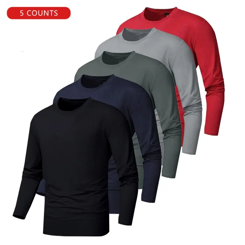 Black + Navy Blue + Dark Gray + Light Gray + Red