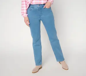 Denim & Co. Petite Comfy Knit 94' Fit Jeans