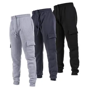 Ultra Performance 3-Pack Men's Sweatpants, Fleece Cargo Joggers for Men with Pockets