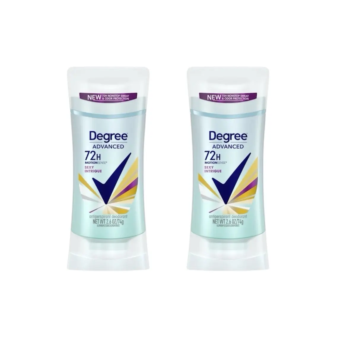Degree Women Sexy Intrigue MotionSense Antiperspirant Deodorant 2.6 oz Pack of 2
