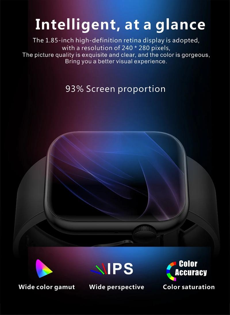 Smart Watch For Women Full Touch Screen Bluetooth Call Waterproof Watches Sport Fitness Tracker Smartwatch Lady Reloj Mujer