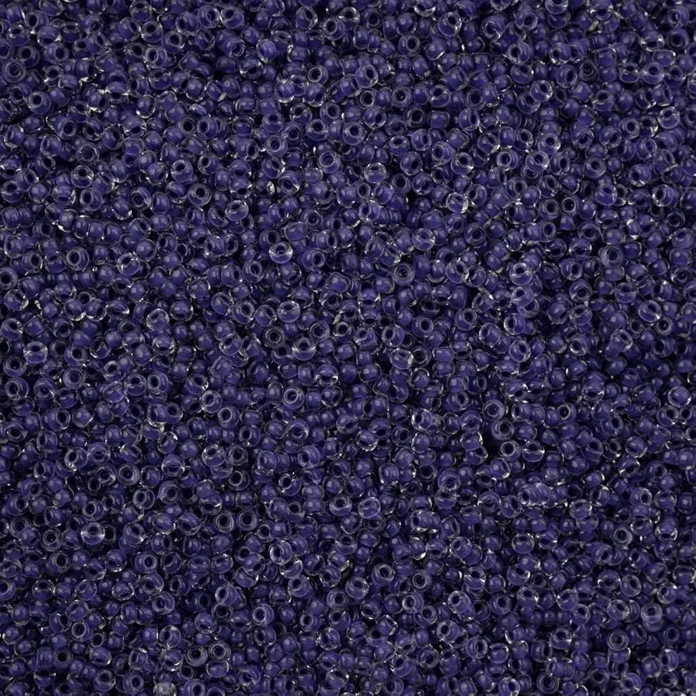 John Bead 250g 11/0 Crystal Lined Terra Intensive Czech Glass Seed Beads for Jewelry Making