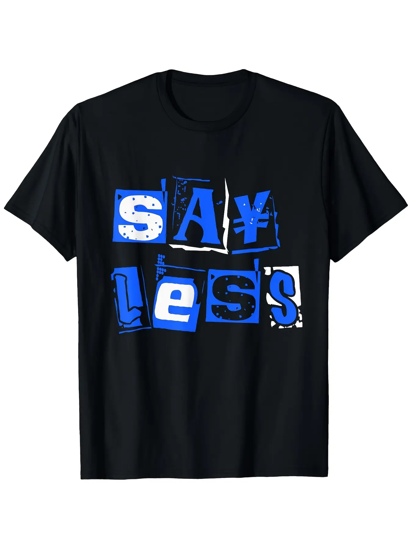 Stylish Royal Blue Graphic Tee, a Comfortable And unisex soft cotton short sleeve t shirt, vintage graphic casual tee for men women teens, perfect birthday holiday gift for camping travel gym daily street  wear