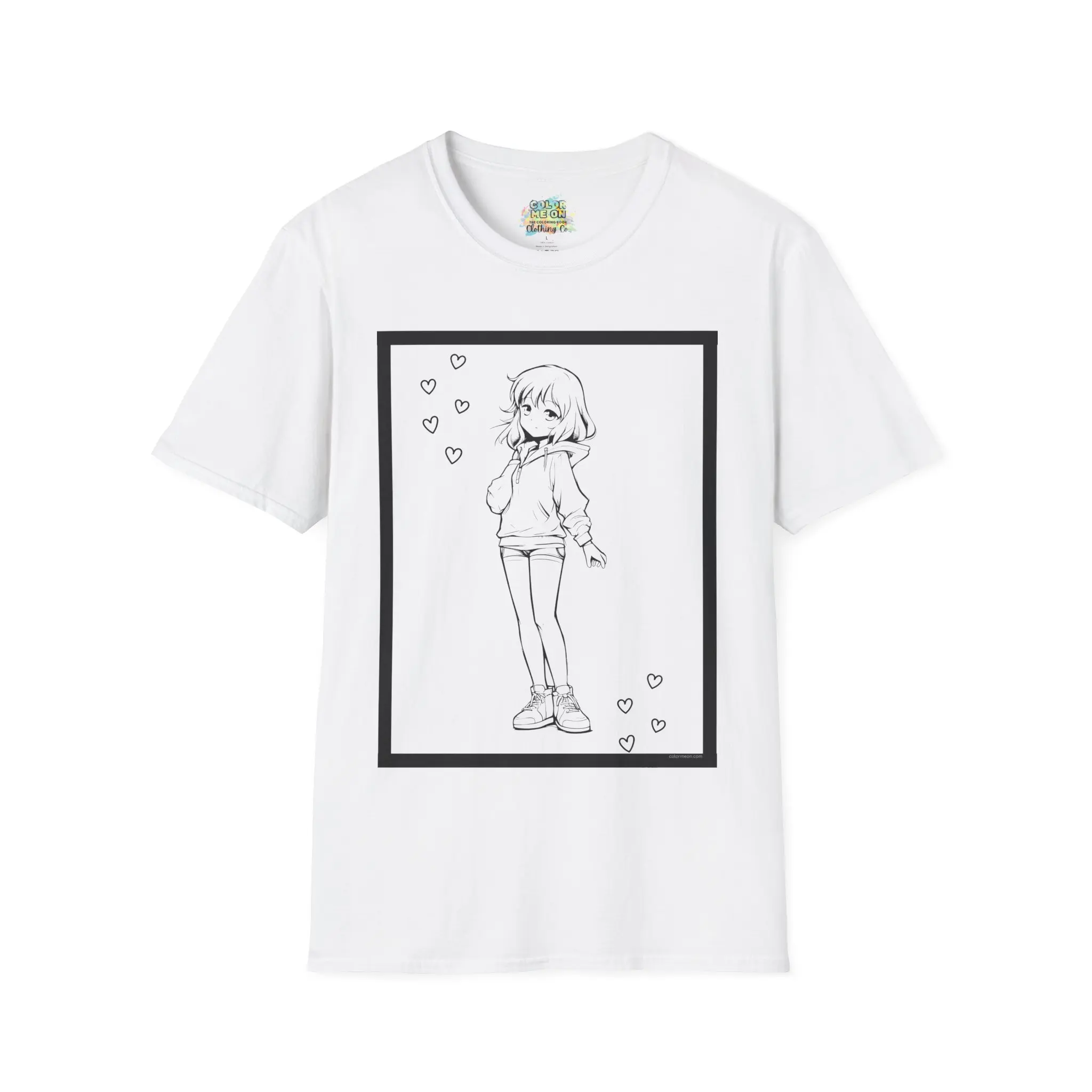 DIY Color-In T-Shirt | 'Love At First Sight'