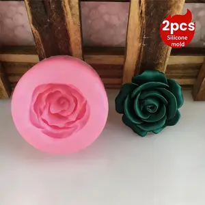 Reusable Silicone Rose Molds, High-Quality Flower Shape Mold for Candle Making, Soap, Clay, Resin, Perfect Gift for Birthdays & Weddings