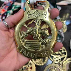 Tally Ho horse brass