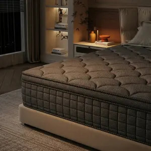 Medium Firm Mattress for Cool Sleep & Spine Alignment with Motion Isolation Noise-Free Deep Sleep Features