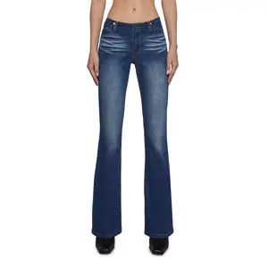Elle Low Rise Jeans - Light Blue