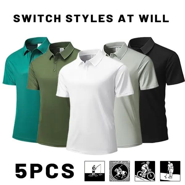 Dark Green + Army Green + White + Light Gray + Black