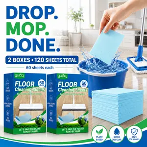 120 PCS Floor Cleaning Tablets, Multi-Surface FloorCleaner for Hardwood, Laminate, Tile & RV Walls,Antibacterial Deodorizing Cleaning Tablets for Home Use