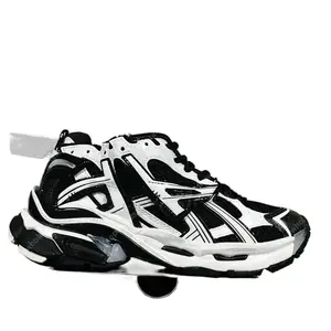 Retro Basketball Chunky Dad Sneakers Vintage Distressed Breathable Mesh Casual Athletic Shoes for Men