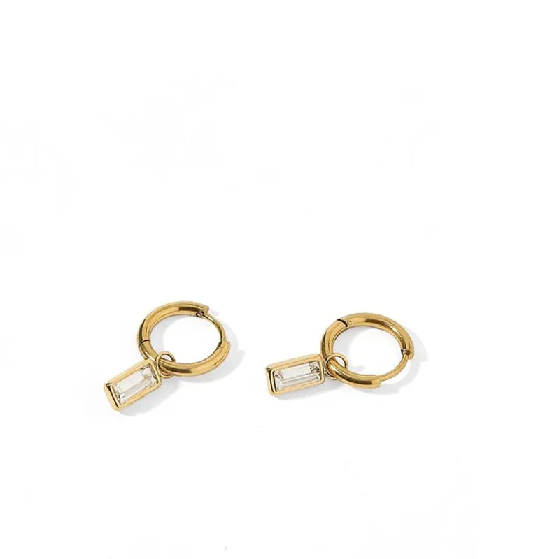 LINNY CO | Edith Charm Huggie Earrings