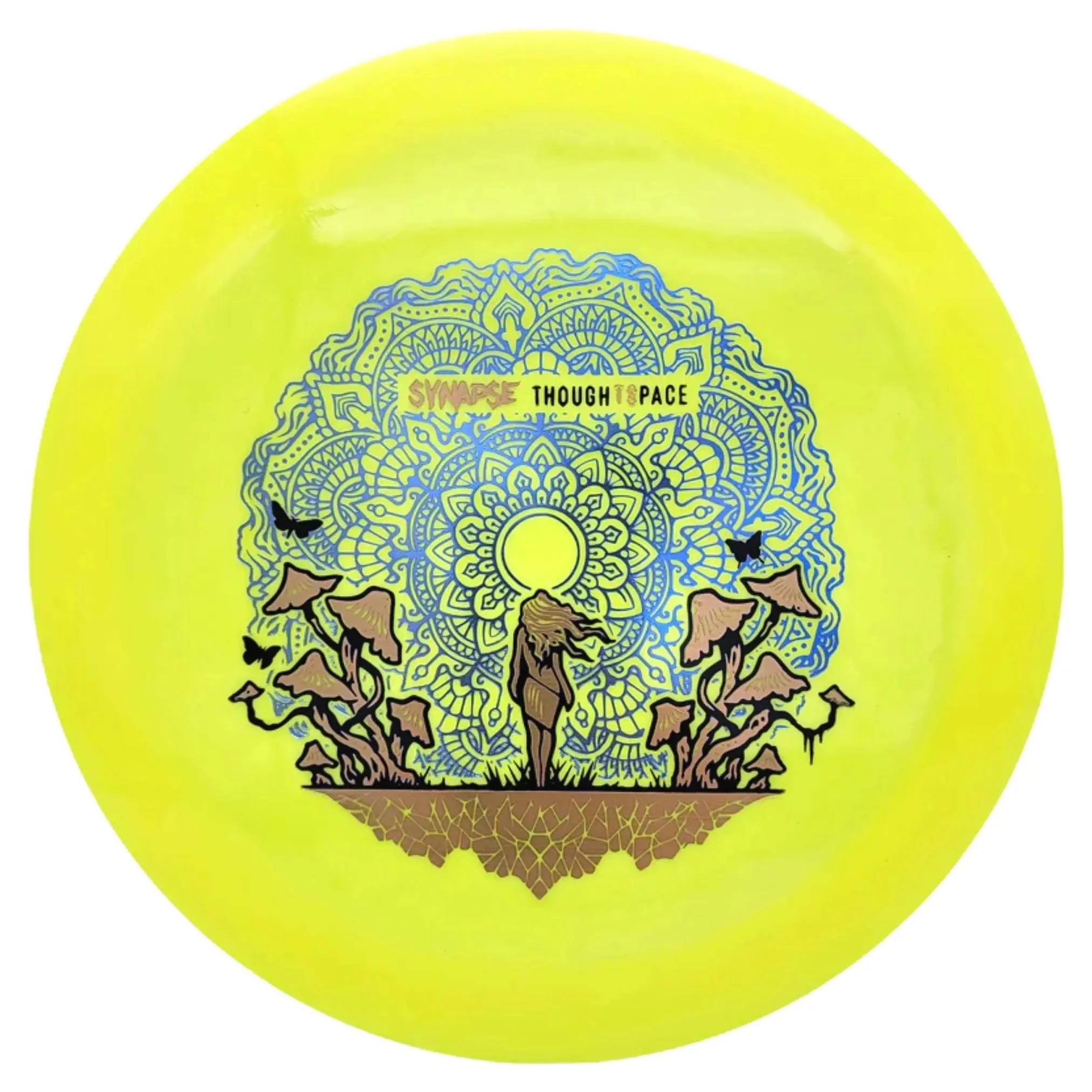 Thought Space Athletics Synapse Pro Plastic Disc Golf Disc - Ethereal Ethos, Overstable Flight, Outdoor & Leisure Sports Equipment, Balanced Grip, Premium Plastics