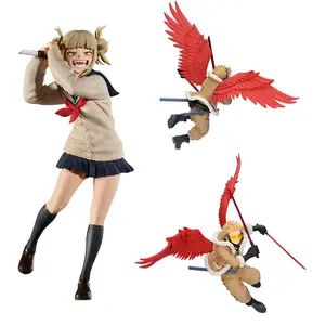 MHA Anime Toga Himiko Hawks Figure Fighting pose Action Figure Hawks model desktop ornaments Collection child toy Gifts 8-15cm