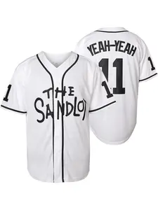 Plus Size Benny The Jet Rodriguez The Sand Baseball Jersey, Michael Squints Palledorous Alan Yeah-Yeah McClennan Men's Jersey