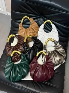 Women's Cloud Design Handbag, Trendy Folded Pattern Crossbody Bag, Casual Ladies' Shoulder Purse, Unique Small Clutch