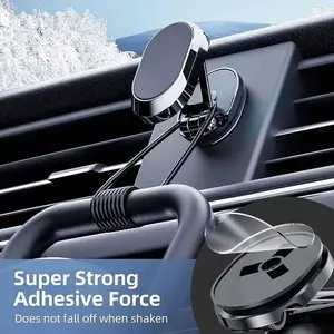 Magnetic Phone Mount Multi-Functional 360°Rotation Sticker Phone Holder Car Mount Dashboard Phone Holder Magnetic Car Mount