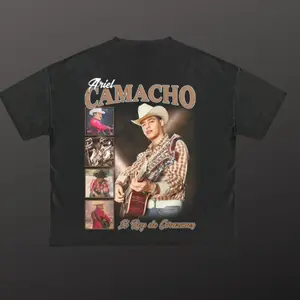 El Rey De Camacho T-shirt, Ariel Camacho T-shirt, Graphic Camacho Tee, Mexican Singer Streetwear Graphic Tee, Men's Women's Mexican Culture Cotton Gift Tee Unisex