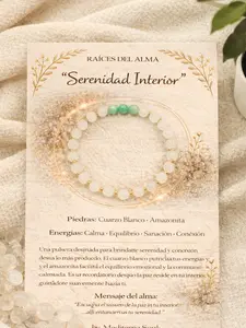 Inner Serenity / Moonstone and Amazonite Bracelet 8mm