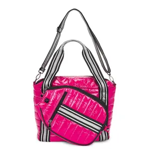Think Roylyn Ace Of The Court Pickleball Bag in Glossy Fuchsia