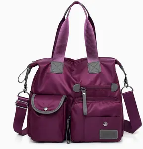 Reiki Mini Gym Compact Duffle Bag with Large Capacity Leisure Nylon Material Adjustable Bottom Straps Elastic Side Pockets Ideal for Gym & Daily Use
