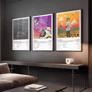 Set of 3 Custom Album Poster Wall Art Home Decor Custom Music Gift Album Cover Choose Your Own Album Personalized Print