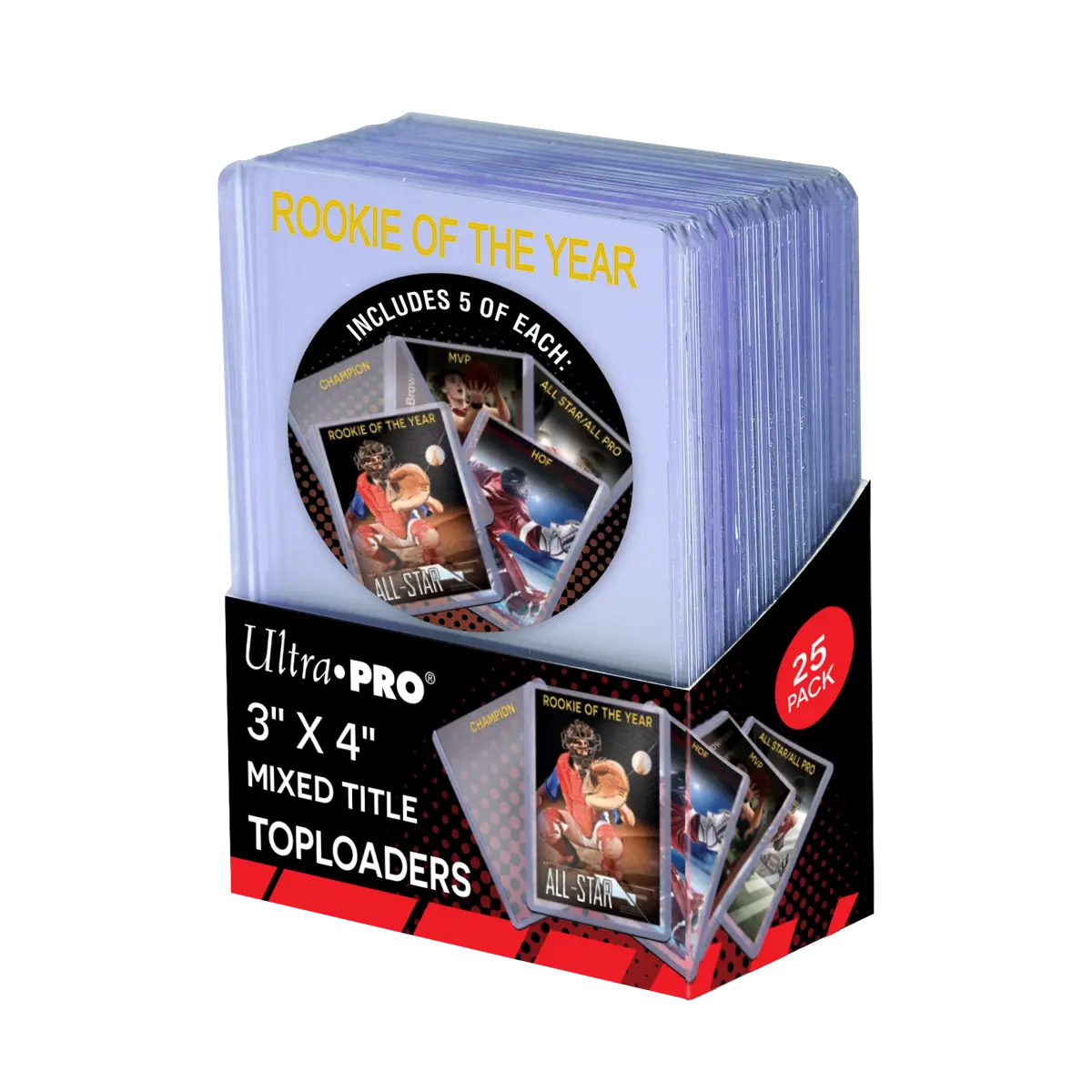 3" x 4" Mixed Title TOPLOADER® Sleeves Bundle (25ct) 3" x 4" Mixed Title TOPLOADER® Sleeves Bundle (25ct)
