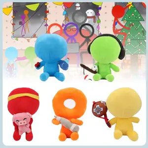 Hot Youtooz Alan Becker Plush Toy Game Cartoon Stuffed Doll Stuffed Alan Becker Stickman Plush Stick Man Kids Boy Birthday Gift/