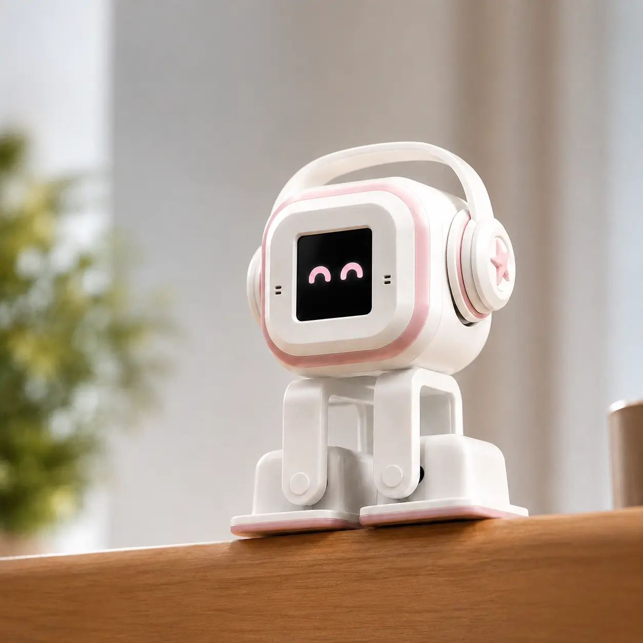 OLLIE AI Smart Robot Speaker - Smart Home Gadgets Music Setup Friend, Interactive Desktop Companion with Voice Chat, Dancing, WiFi, USB-C/Type C Charging