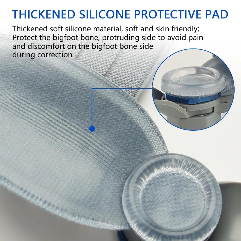 Unisex Bunion Corrector Foot Hallux Valgus Braces Rotatable Toe Separator Straightener Adjustable Pedicure Finger Toe Corrector