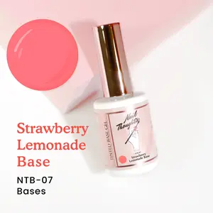 Nail Thoughts Tinted Base Gel Builder - NTB-07 - Strawberry Lemonade Base