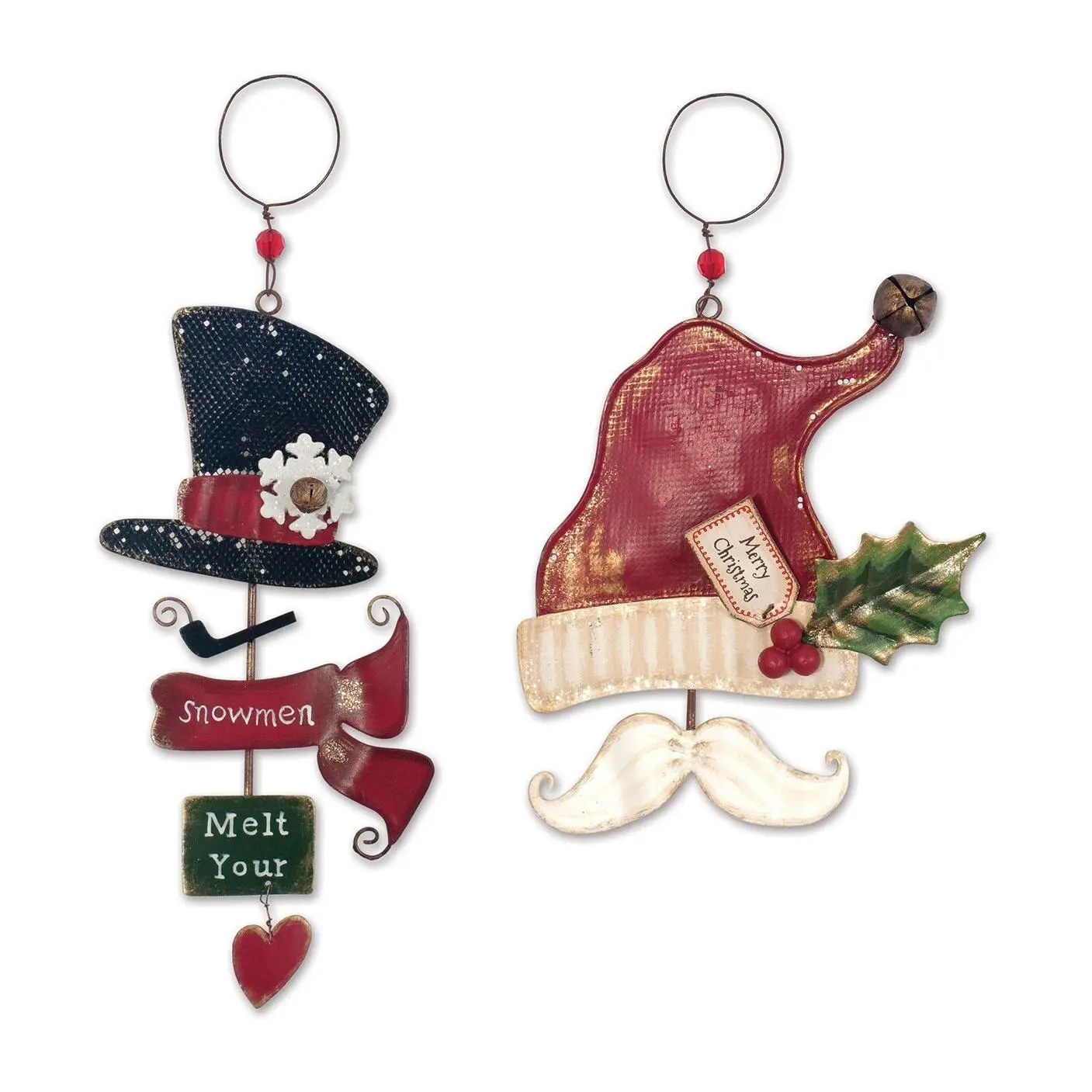 SVD hats ornaments (set of 2)