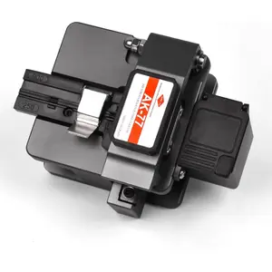 VAEYI Fiber Optic Cleaver, Angle1, High with 24-Point Blade and 3-in-1 Holder, Return, 6-Motor Fiber Splicer Partner (Mini AK-77)