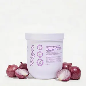 MIlagros Mascarilla Reparacion Intensiva con Extractos de Cebolla y Peptidos 450ml